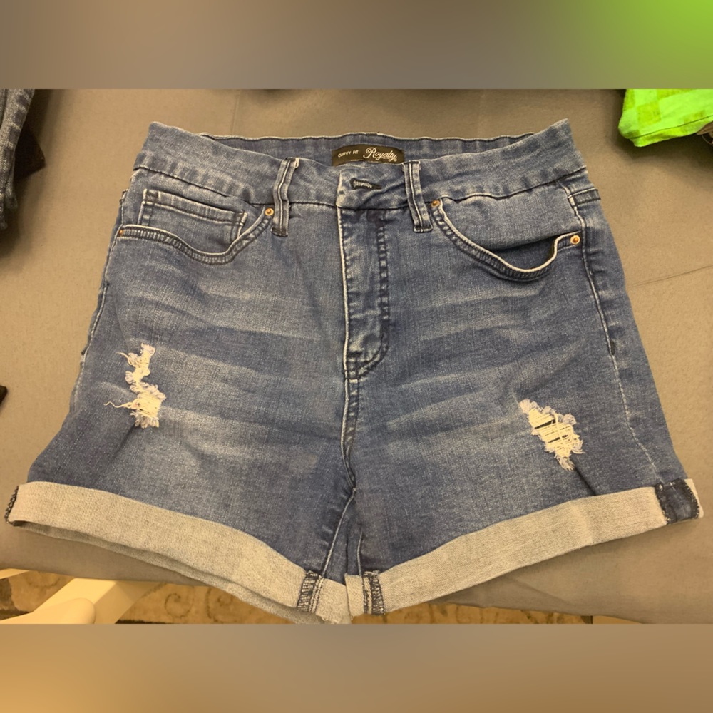 Royalty stretchy Jean shorts